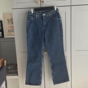 Wrangler Dark Blue Bootcut Jeans